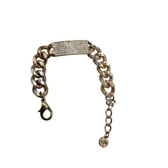 RJ Graziano Pave Bracelet 8" Swarovski Crystal Cuban Link Bling 14.3mm Wide - Picture 13 of 15